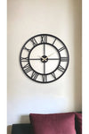 Muyika Design Muyika Roma New Collection Decorative Black Metal Wall Clock 41x41cm Mds-41 1