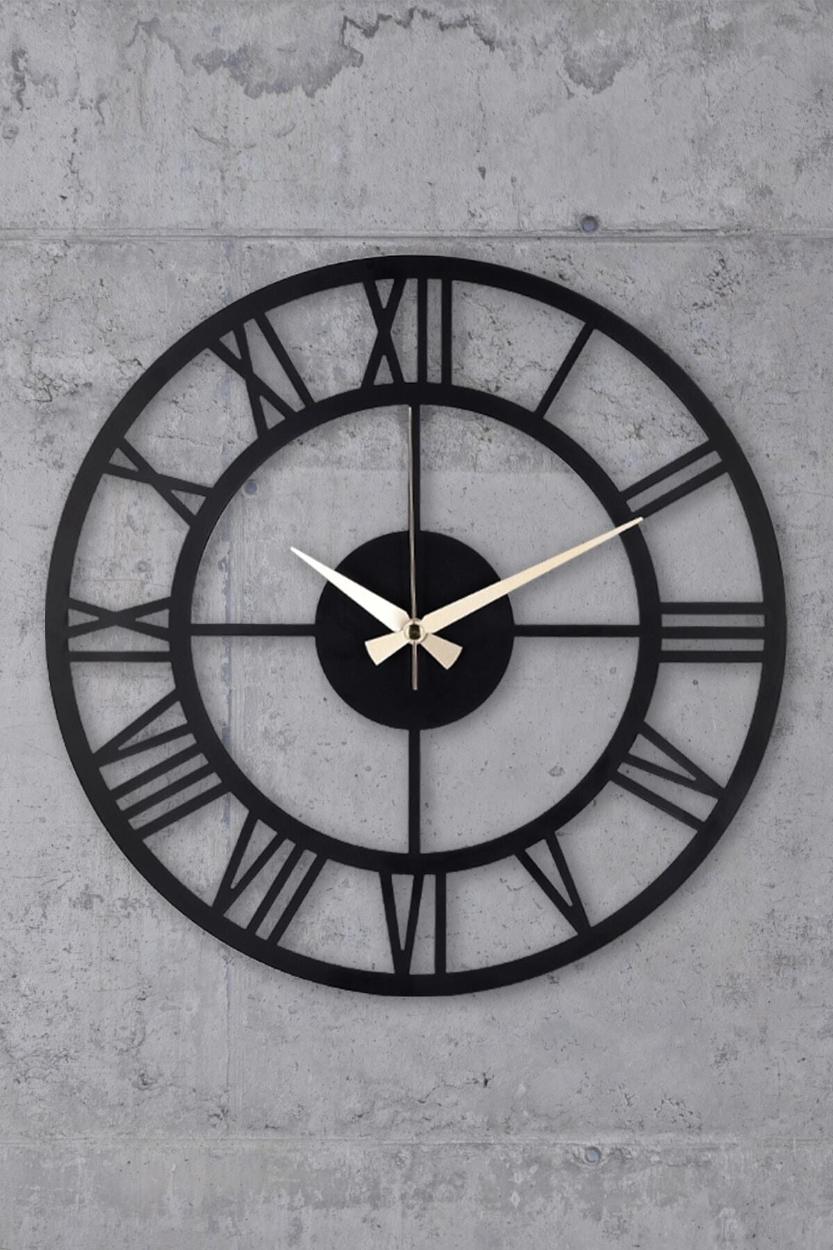 Muyika Design Muyika Roma New Collection Decorative Black Metal Wall Clock 41x41cm Mds-41 4