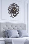 Muyika Design Muyika Lineal Yeni Koleksiyon Decorative Metal Black Wall Clock 41x41cm Mds-41 4