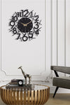 Muyika Design Muyika Lineal Yeni Koleksiyon Decorative Metal Black Wall Clock 41x41cm Mds-41 5