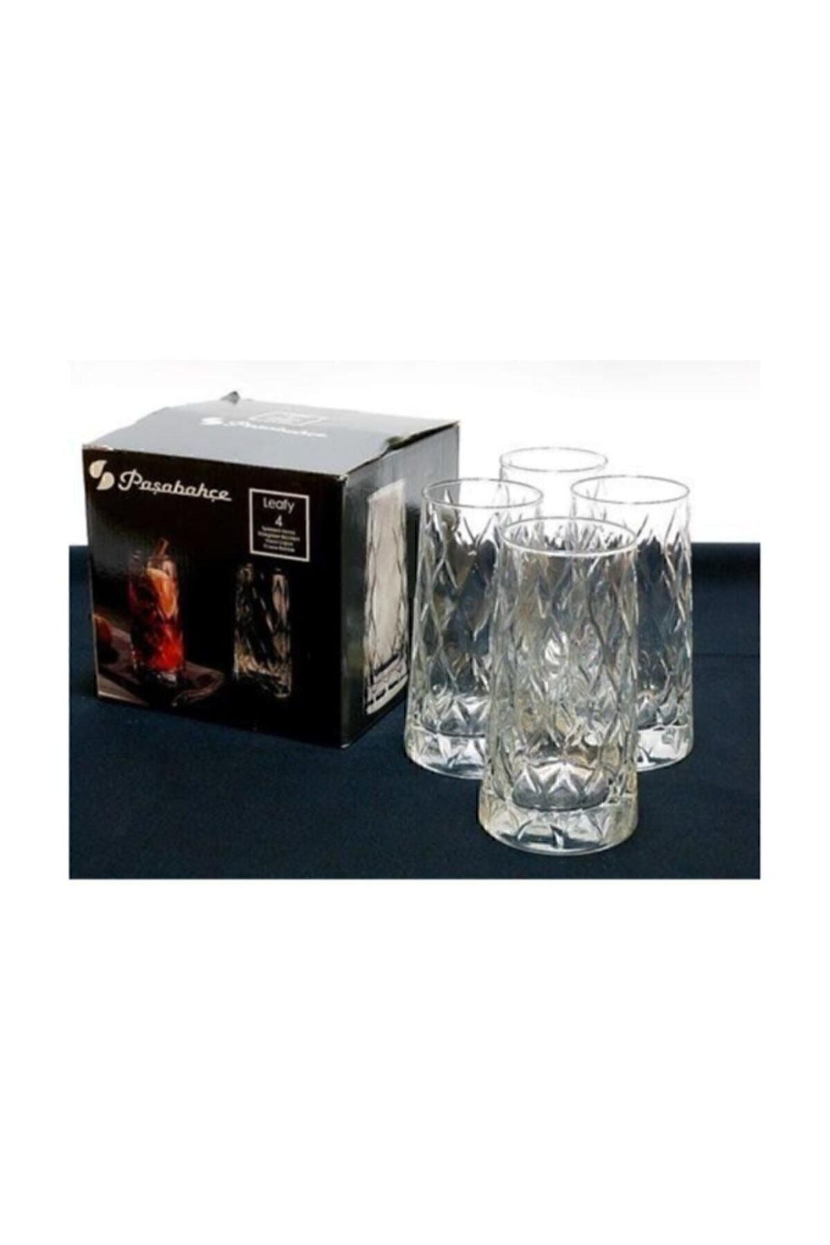 Paşabahçe 420855 Leafy Beverage Glass Set of 4 2