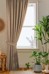 Home Color Home Vizon Honeycomb Velvet Textured Curtain Plain Stitched Pleat Tape First Class Quality 2