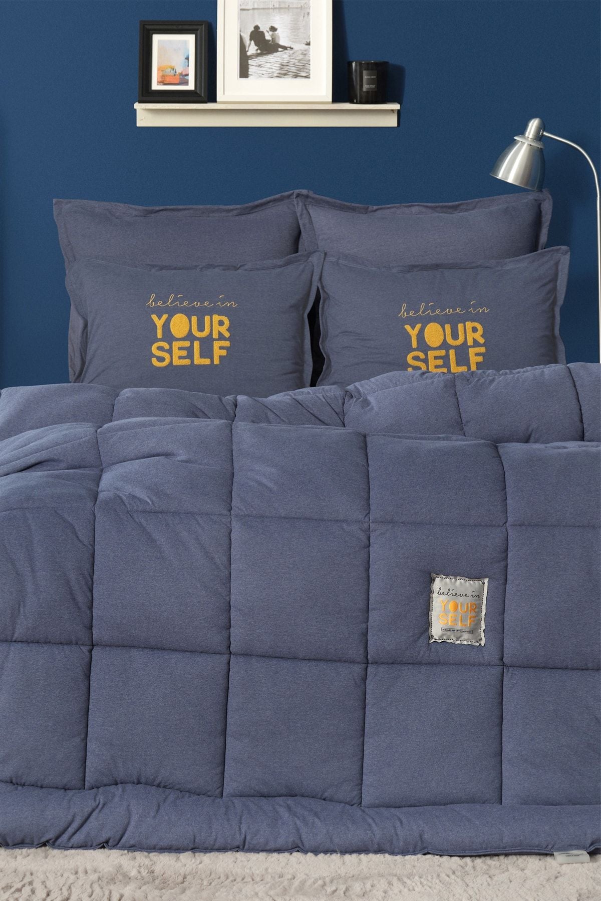 Karaca Home Motto Cotton Comfort Double Indigo 1