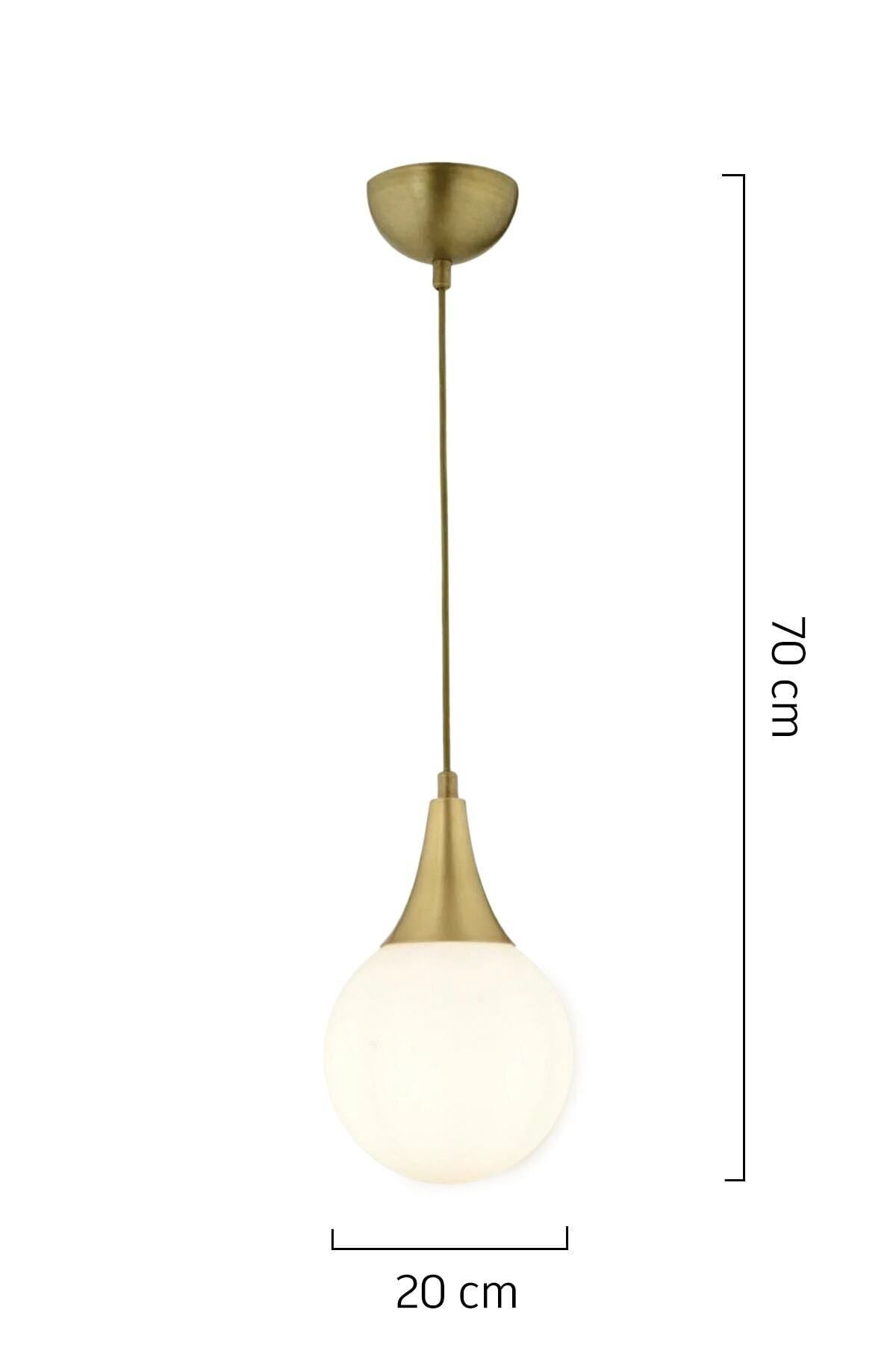 Apliqa Damla Single Antique Modern Pendant Kitchen Living Room Chandelier 3