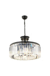 Apliqa Kanvas 45'Lik Black Crystal Modern Design Chandelier 5