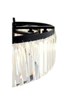 Apliqa Kanvas 45'Lik Black Crystal Modern Design Chandelier 7