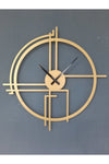 Gowpenart Querencia Metal Gold - Gold Wall Clock 1.5 mm Thickness 60x60 cm 1