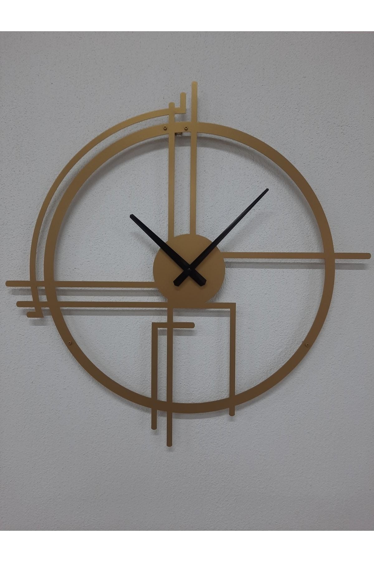 Gowpenart Querencia Metal Gold - Gold Wall Clock 1.5 mm Thickness 60x60 cm 5