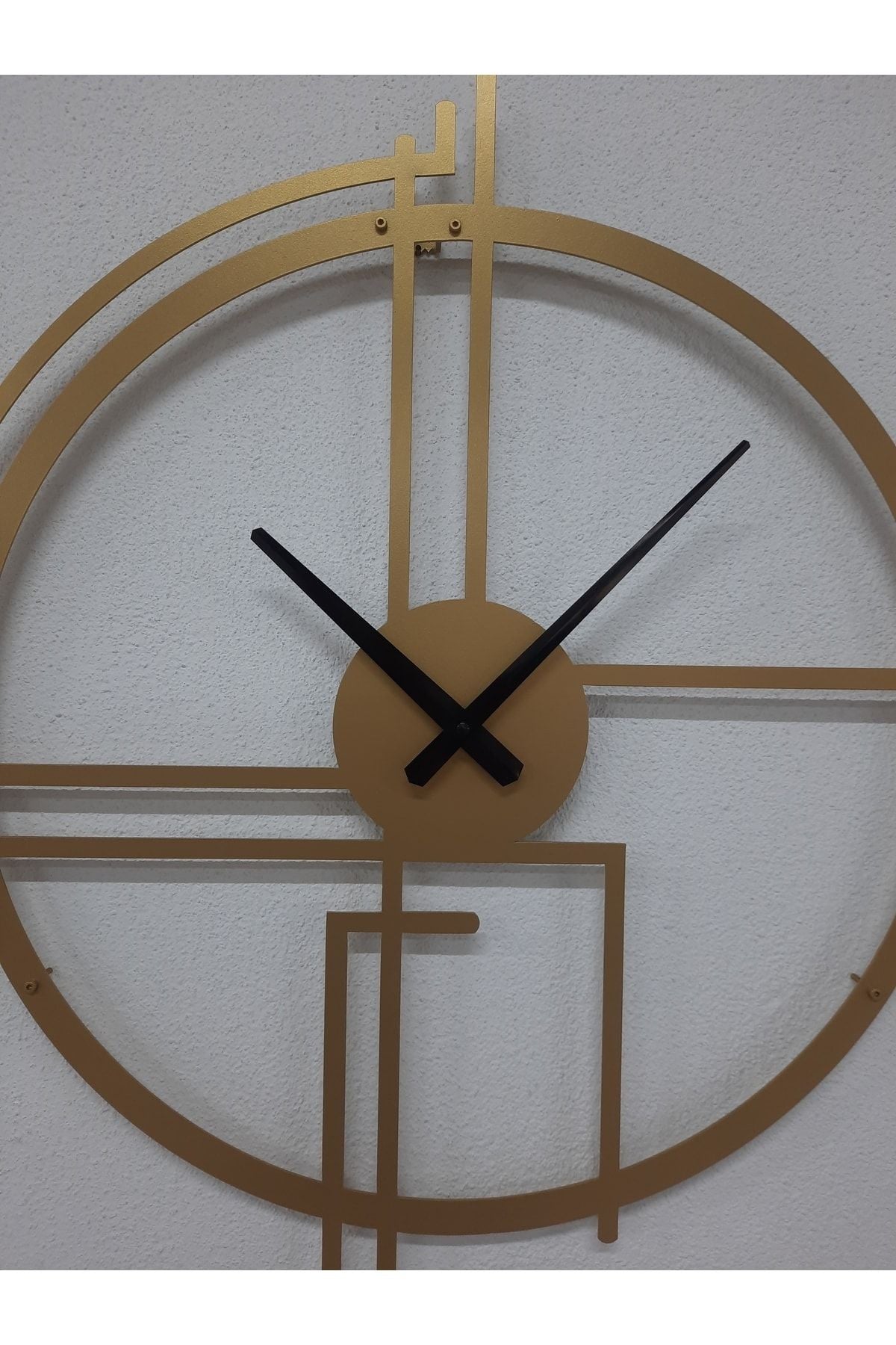 Gowpenart Querencia Metal Gold - Gold Wall Clock 1.5 mm Thickness 60x60 cm 6