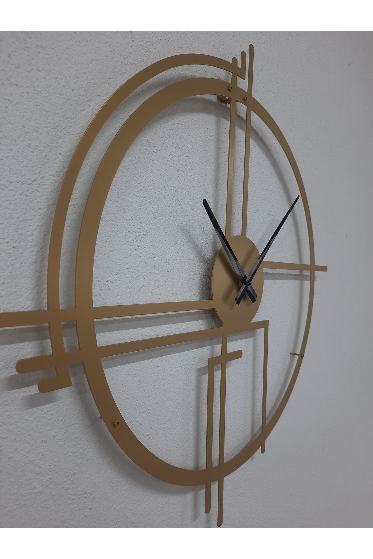 Gowpenart Querencia Metal Gold - Gold Wall Clock 1.5 mm Thickness 60x60 cm 7