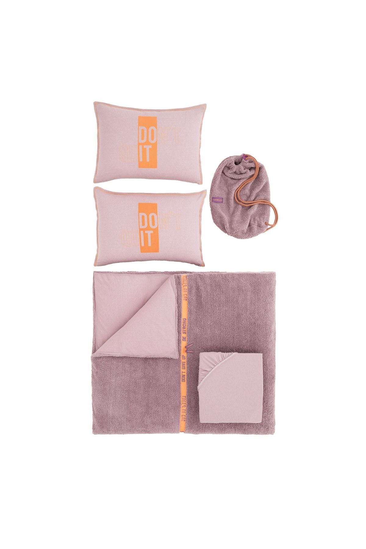 Yataş Coverme Quit Double Blanket Duvet Set - Lilac 6