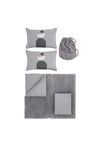 Yataş Coverme Quadro Double Quilt Duvet Set - Grey 6