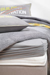 Yataş Coverme Motivation Double Blanket Duvet Set - Gray 4