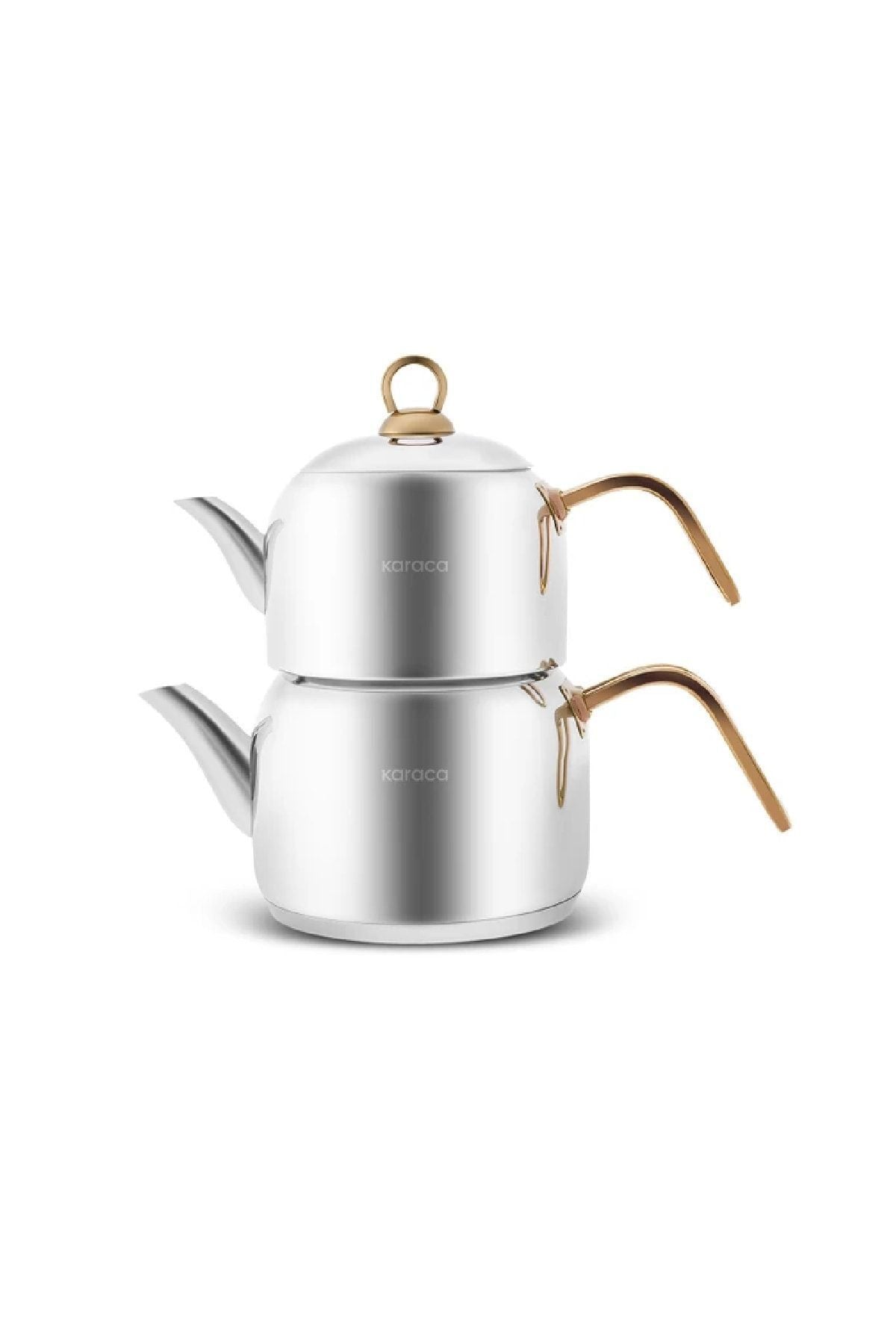 Karaca Urban Midi Induction Based Teapot Set Gold 3