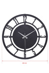 EMORES 41 Cm Metal Material Silent Mechanism Decorative Wall Clock 6