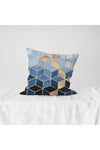 StellaHomes Blue Mosaic Double-Sided Printed 43x43 And 30x50 Pillow Cover 6-Piece Set 5