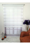 BBB White Pleated Zebra Roller Blind With Aluminum Casing Mz480 6