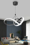 RSCOLLECTIONS 3 Color Remote-Controlled Black LED Chandelier Kardelen LED Chandelier 2