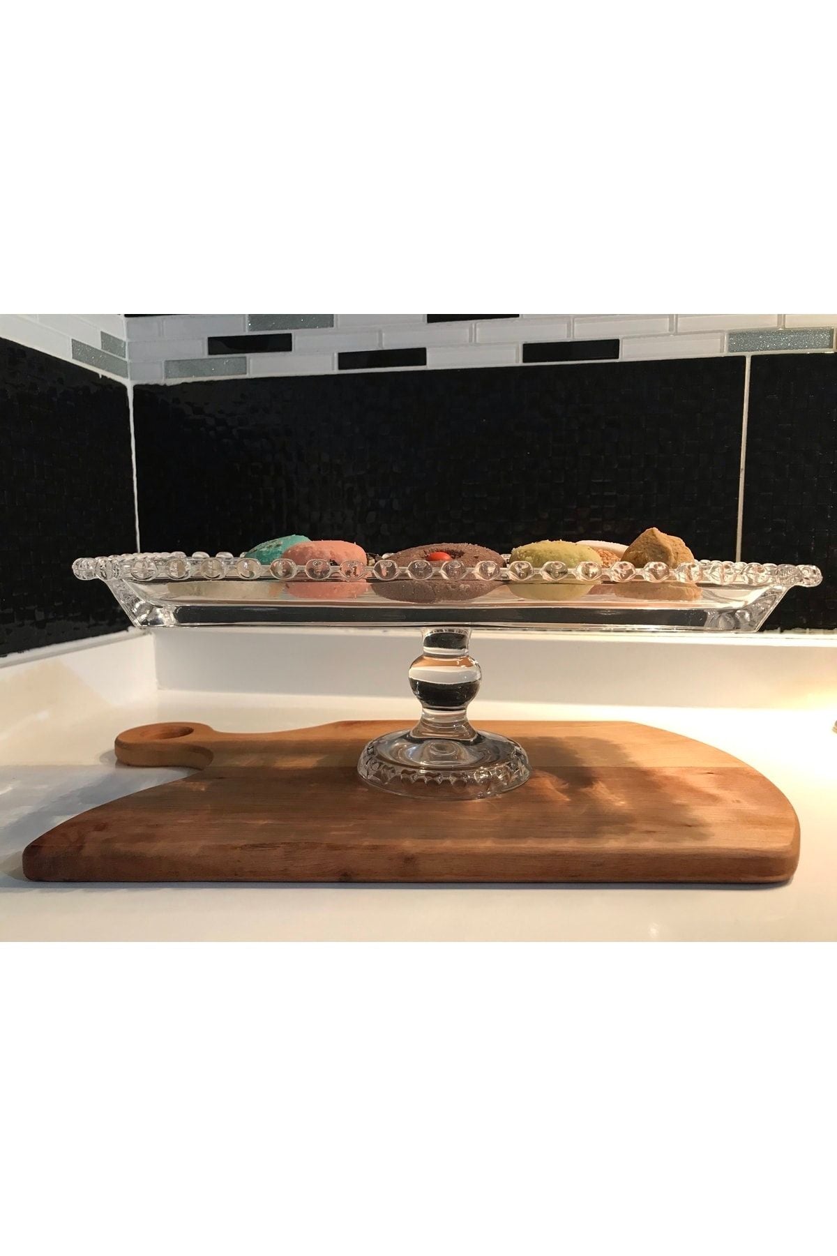 Multiamo Rectangular Serving Stand 30cm X 13cm 3