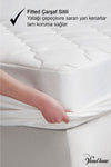 Vionel Home 100% Cotton Quilted Mattress Protector Sheet, Fitted Full Edge, Fiber Filled, Single and Double 3