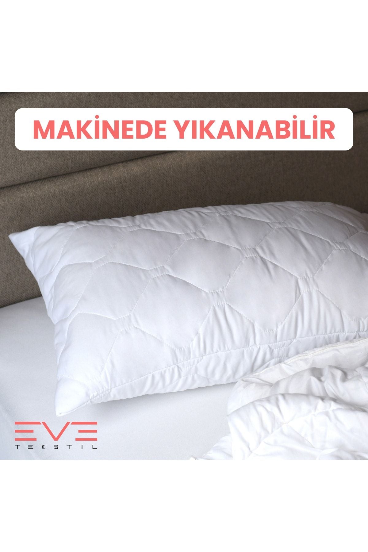 Eve Tekstil 4 Pieces Diamond Plus Quilted Pillow 50*70 cm 800 gr 5