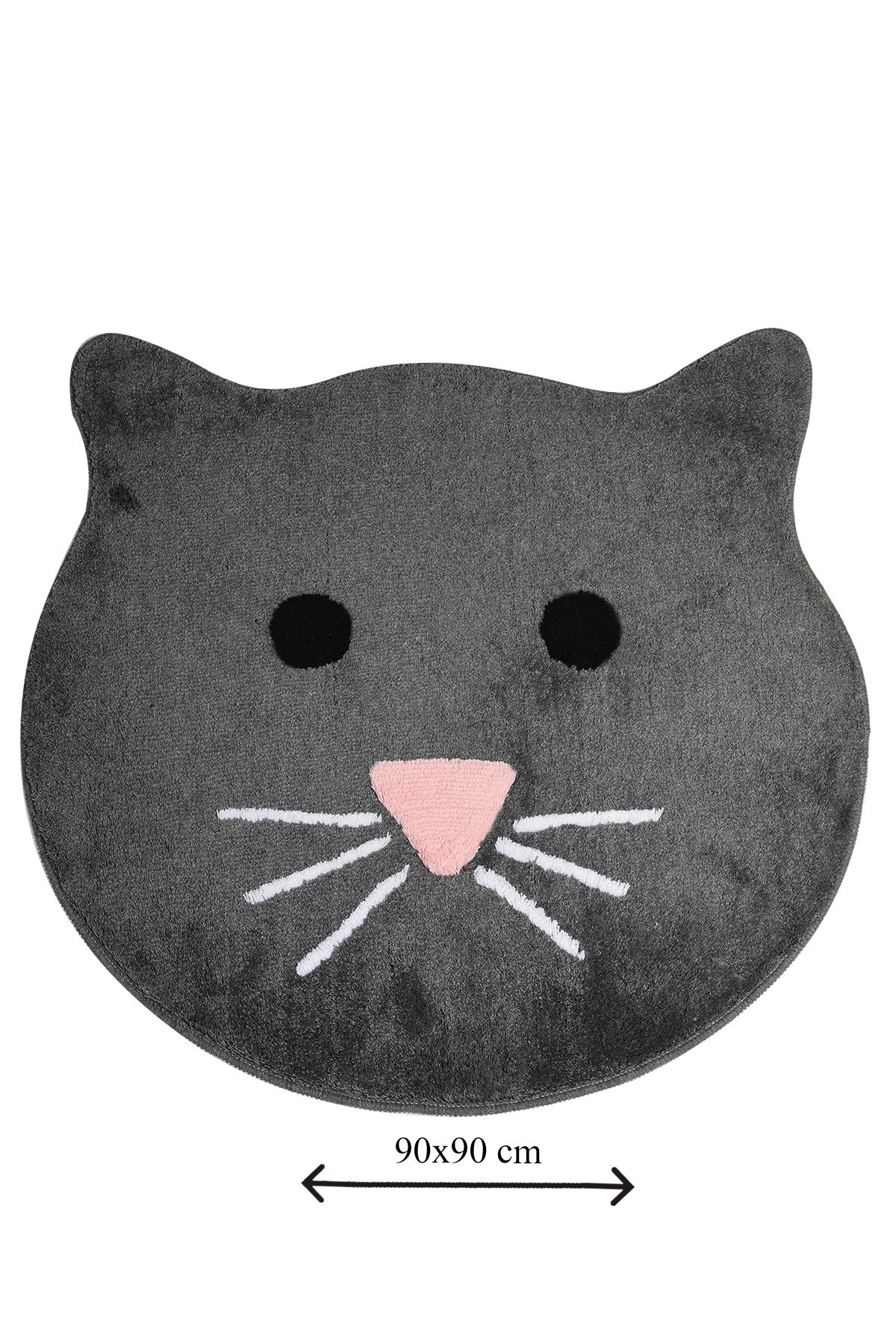 Acrylic Bathmat Cat - Anthracite Multicolor 359CHL1252 3