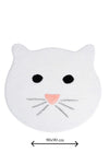 Acrylic Bathmat Cat - White Multicolor 359CHL1253 3