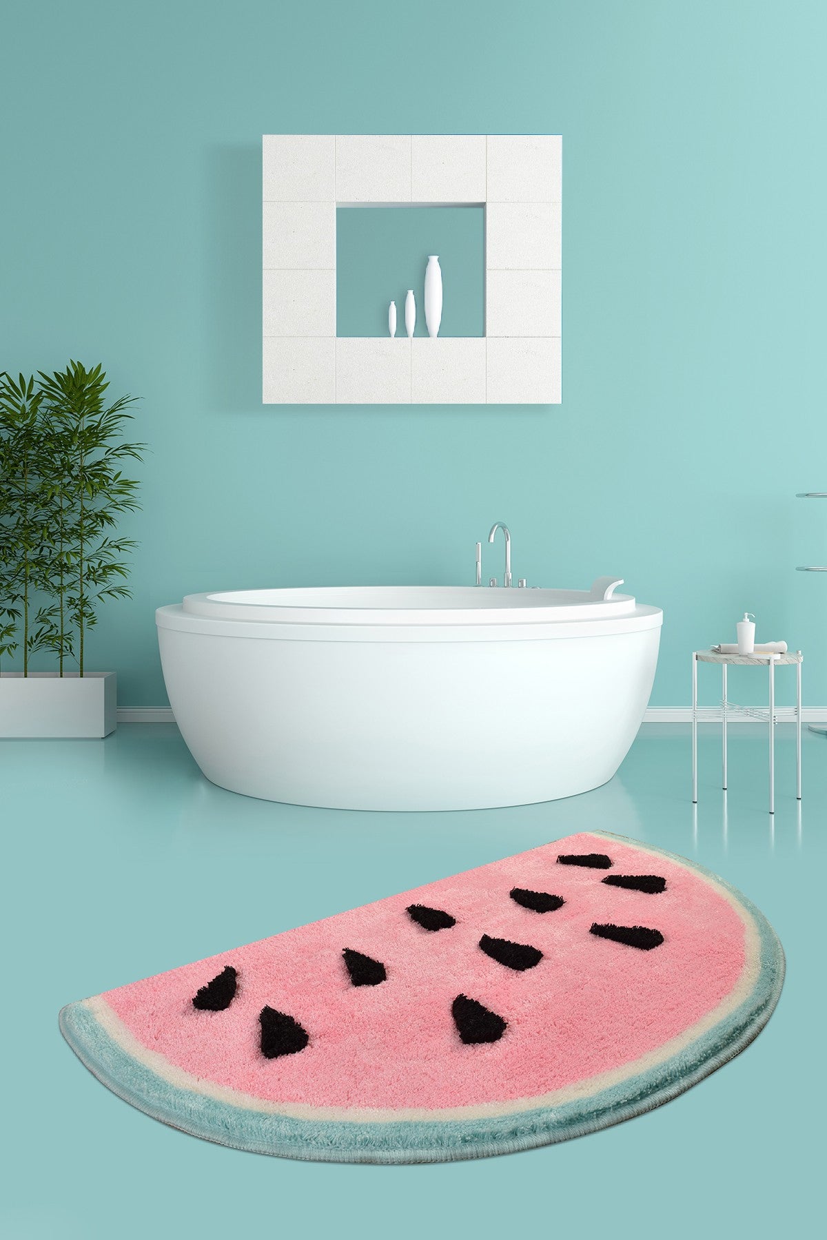 Acrylic Bathmat Karpuz Multicolor 359CHL1258 1