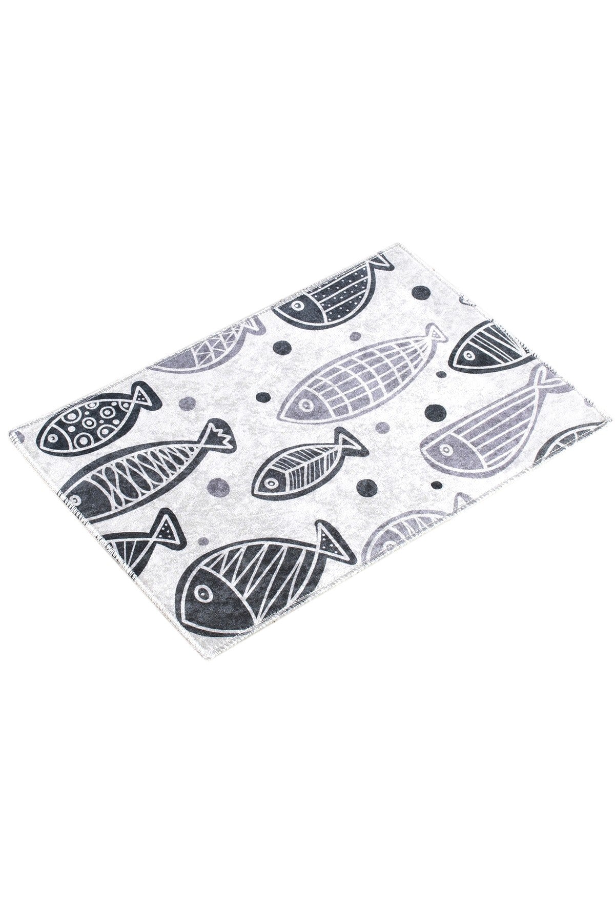 Bathmat Fish Djt - White (40 x 60) Multicolor 359CHL1287 2