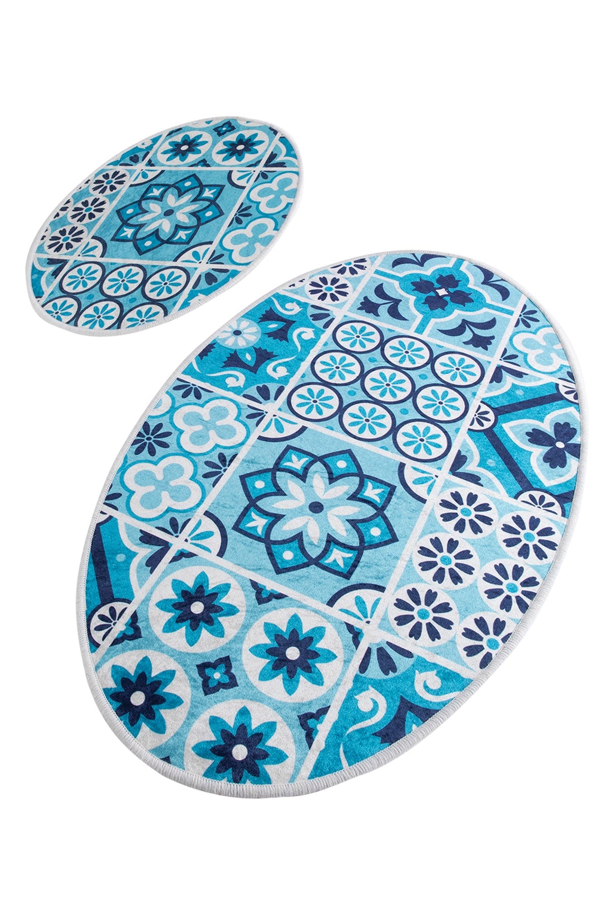 Bathmat Set (2 Pieces) Ceramic Djt Multicolor 359CHL1526 2