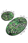 Bathmat Set (2 Pieces) Tropic Djt Multicolor 359CHL1543 3