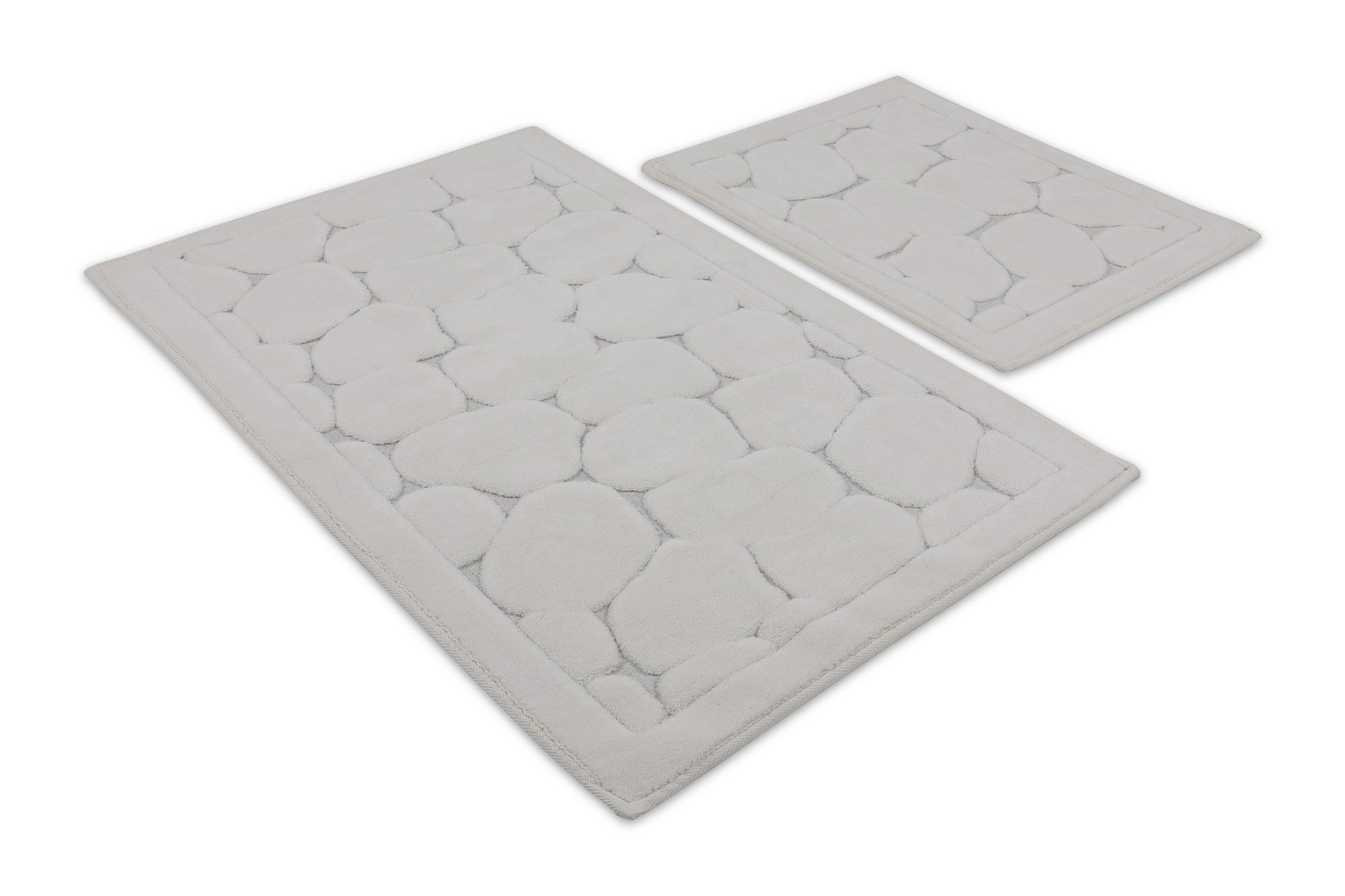 Bathmat Set (2 Pieces) Lino - Ecru Multicolor 359CHL1553 4