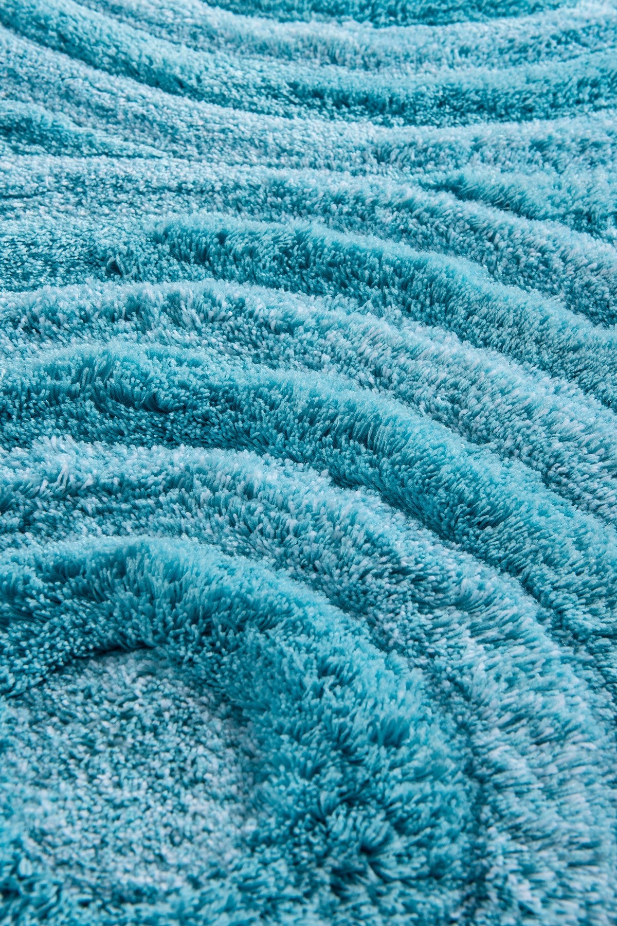 Acrylic Bathmat Set (2 Pieces) Wave - Turquoise Turquoise 359CHL1594 4