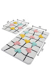 Acrylic Bathmat Set (2 Pieces) My Heart - Colourful Multicolor 359CHL1609 4