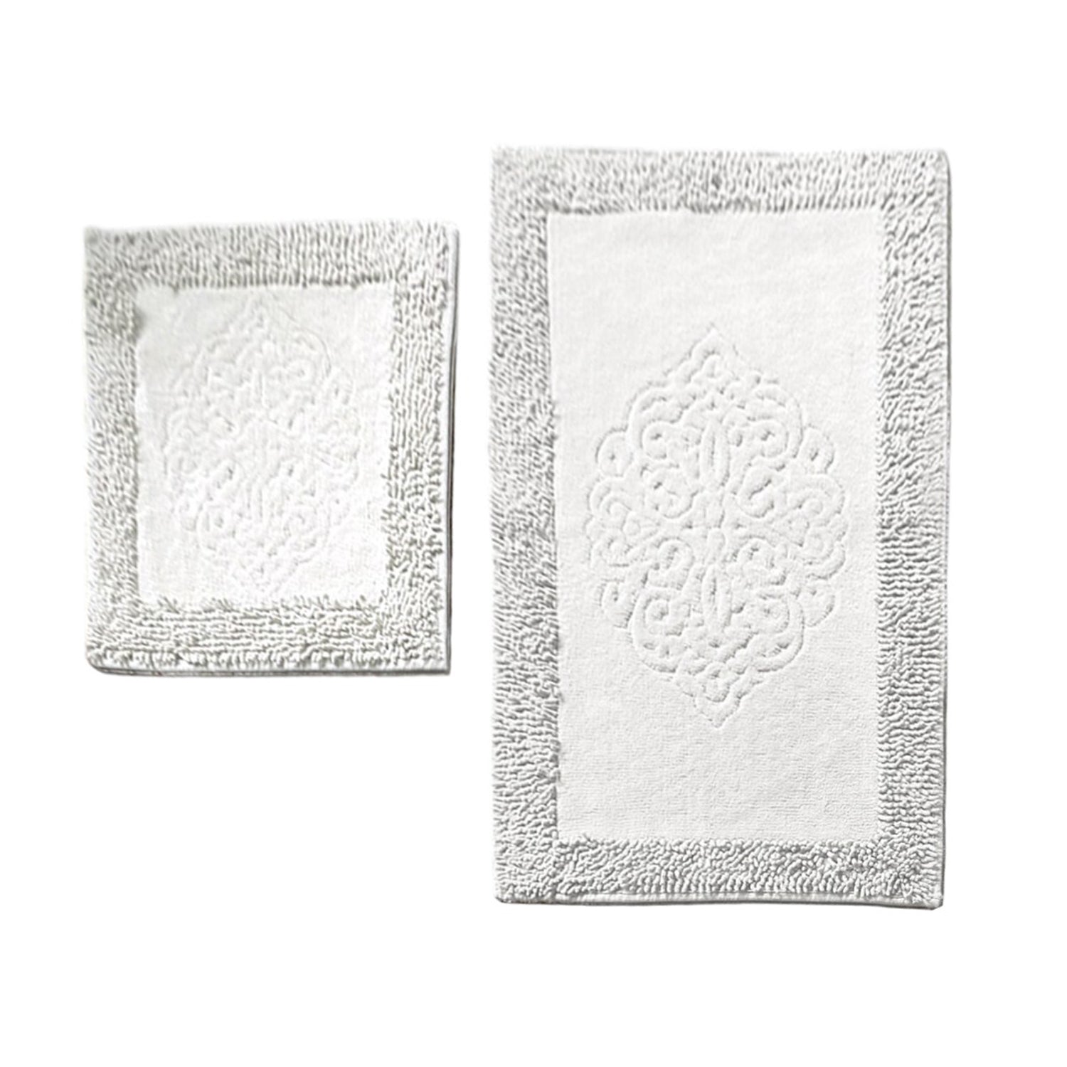 Bathmat Set (2 Pieces) Piante - Ecru Multicolor 359CHL1634 6