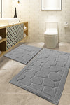 Bathmat Set (2 Pieces) Parma - Grey Multicolor 359CHL1659 1