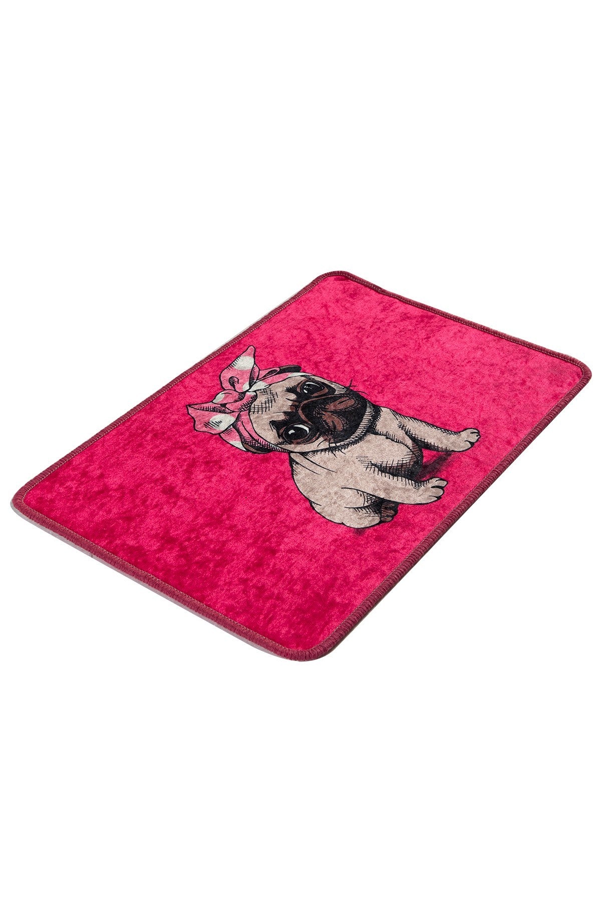 Bathmat Pink Pug Djt Multicolor 359CHL1747 2