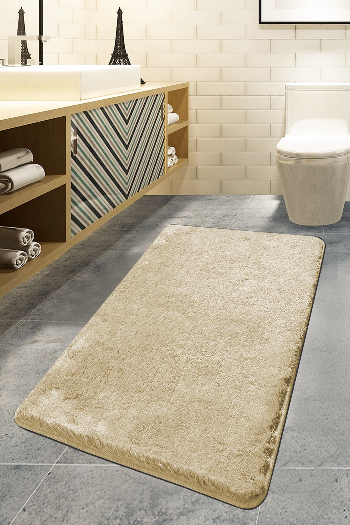 Acrylic Bathmat Havai - Stone (70 x 120) Stone 359CHL1975 1