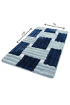 Acrylic Bathmat Piazza - Blue (70 x 120) Multicolor 359CHL1996 3