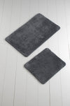 Acrylic Bathmat Set (2 Pieces) Colors of - Anthracite Anthracite 359CHL2187 2