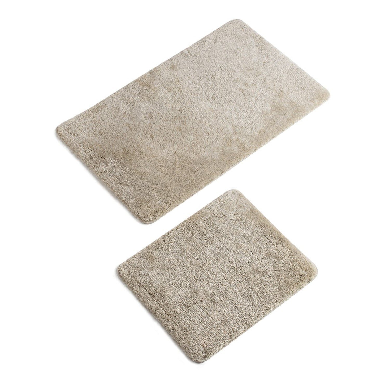 Acrylic Bathmat Set (2 Pieces) Colors of - Bone White Bone White 359CHL2188 3