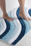 Acrylic Bathmat Set (2 Pieces) Colorful - Blue Multicolor 359CHL2226 5