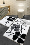 Acrylic Bathmat Set (2 Pieces) Kırcicegi - Grey Multicolor 359CHL2244 1