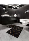 Acrylic Bathmat Set (2 Pieces) Infinity - Black Black
Gold 359CHL2256 1