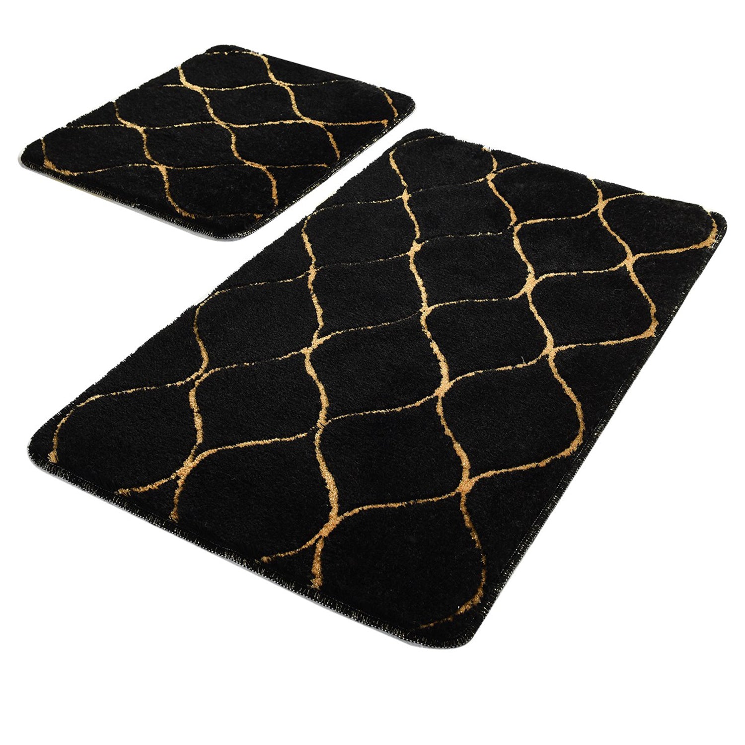 Acrylic Bathmat Set (2 Pieces) Infinity - Black Black
Gold 359CHL2256 2