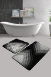 Acrylic Bathmat Set (2 Pieces) Stella - Anthracite Multicolor 359CHL2258 1