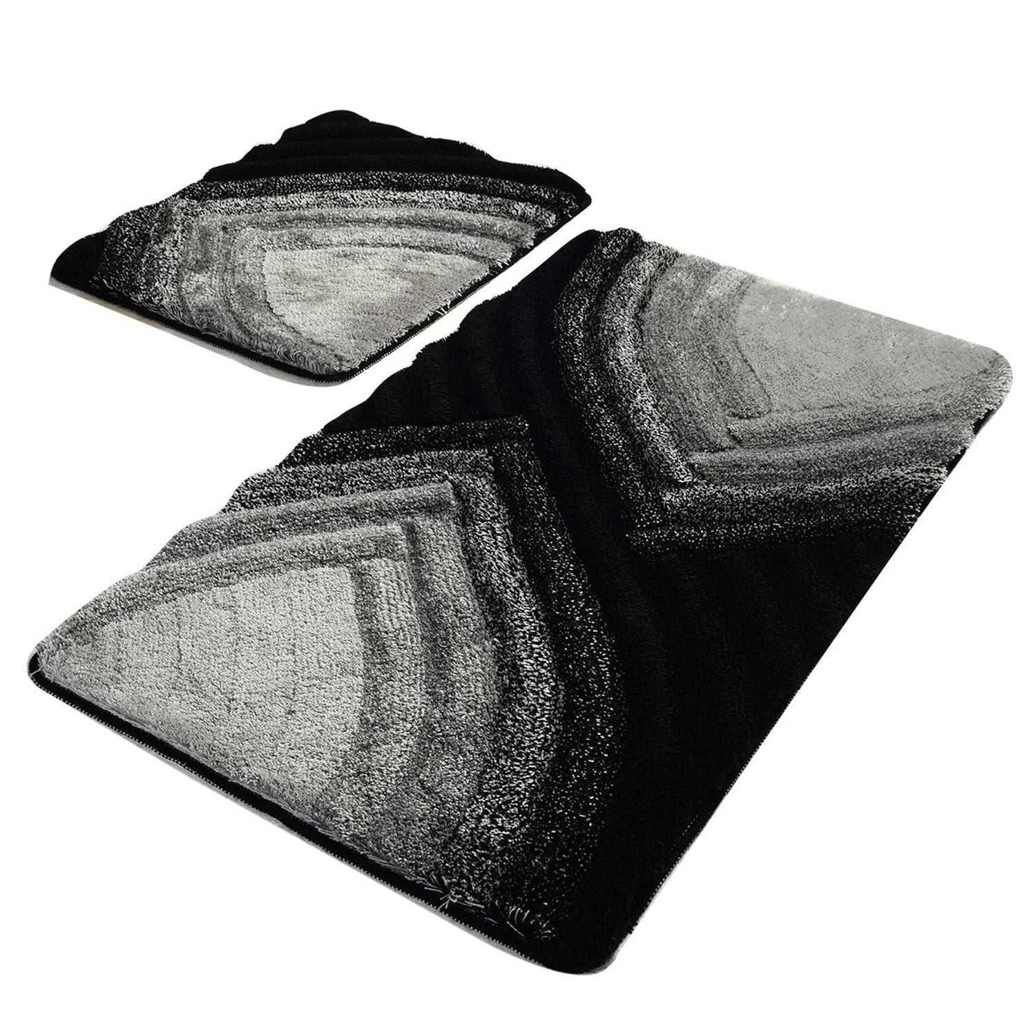 Acrylic Bathmat Set (2 Pieces) Stella - Anthracite Multicolor 359CHL2258 2