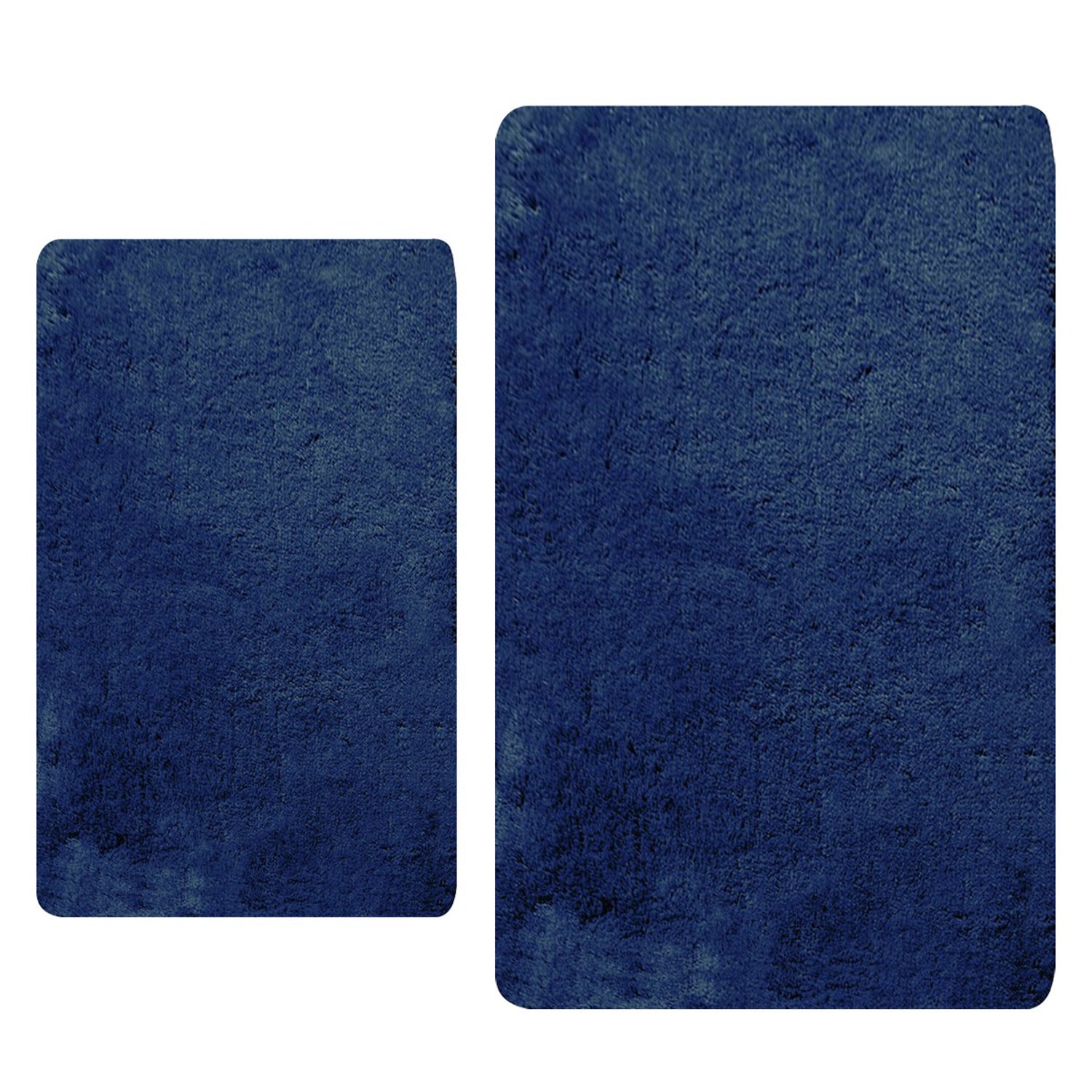 Acrylic Bathmat Set (2 Pieces) Havai - Dark Blue Dark Blue 359CHL2322 2