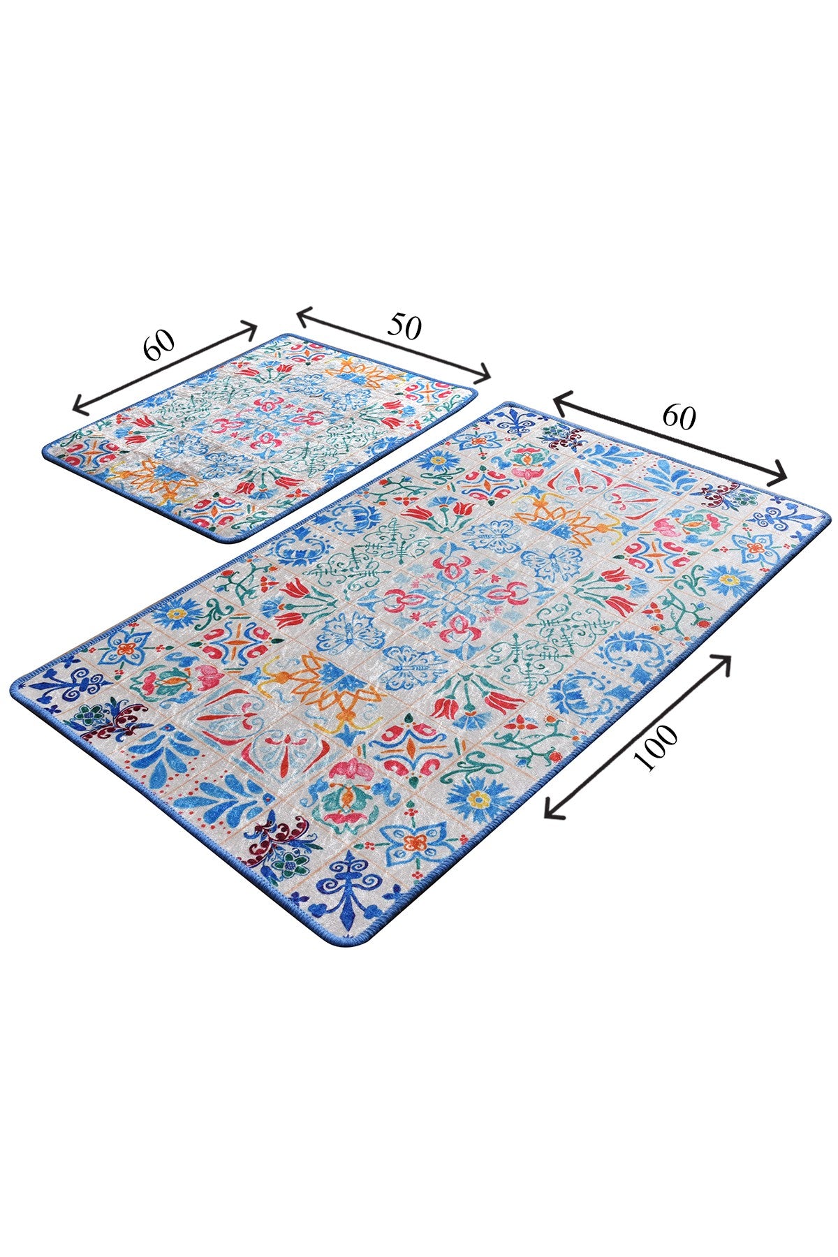 Bathmat Set (2 Pieces) Ceramica Multicolor 359CHL2370 3