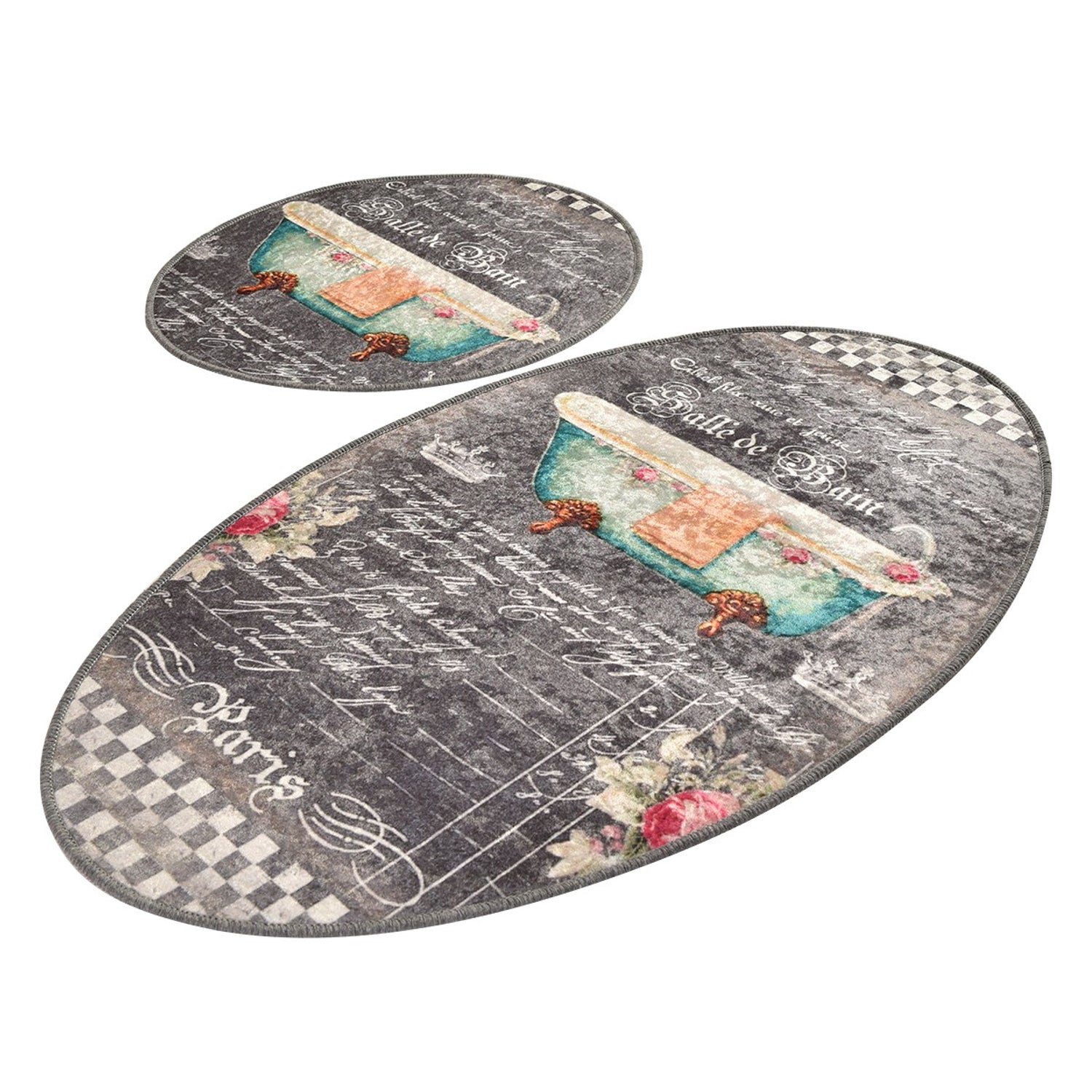 Bathmat Set (2 Pieces) Bain Multicolor 359CHL2380 2